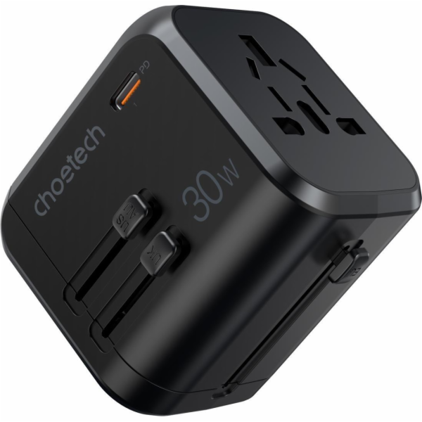 Choetech PD5008 travel charger, 3xUSB-A, 2xUSB-C, GaN, 35...