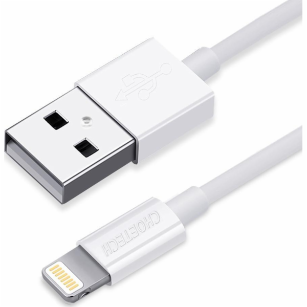 USB to Lightning cable Choetech IP0026, MFi,1.2m (white)