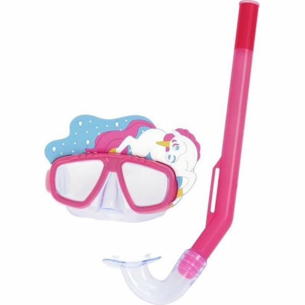 Bestway potápěčská maska se šnorchlem modrá