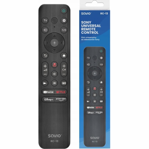 Univerzální dálkový ovladač Savio/náhrada pro TV Sony SMA...
