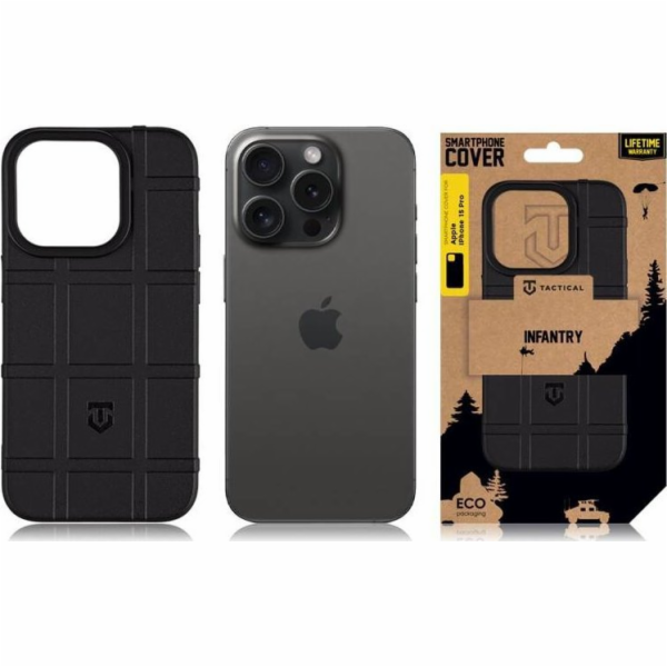 Tactical Infantry Kryt pro Apple iPhone 15 Pro Black 