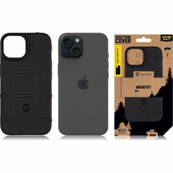 Tactical Infantry Kryt pro Apple iPhone 15 Black 