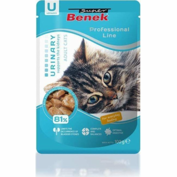 SUPER BENEK Urinary - mokré krmivo pro kočky - 100g