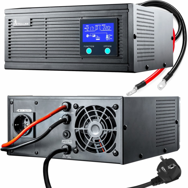 Extralink Piorun 2000VA/1600W | Střídač | Čisté sinusové ...