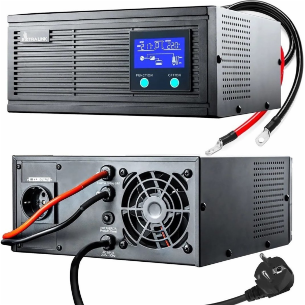 Extralink Piorun 3000VA/2100W | Střídač | Čisté sinusové ...
