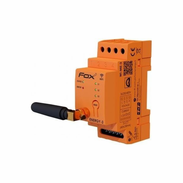 Wi-MEF-3 MONITOR SPOTŘEBY ENERGIE 40A 3F WI-FI
