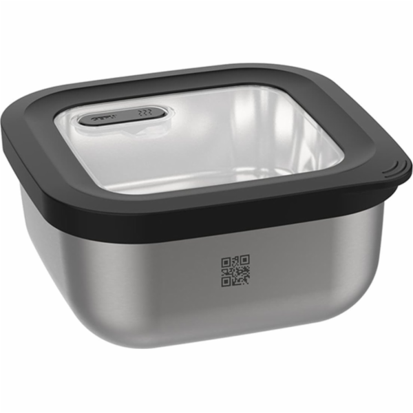Čtvercová ocelová nádoba 400 ml Gefu Provido G-12777