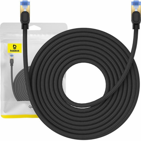 Opletený síťový kabel cat.7 Baseus Ethernet RJ45, 10Gbps,...