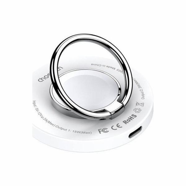 Wireless charger 2-in-1 Choetech T603-F, holder (white)