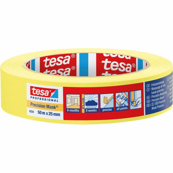 Malířská páska pro přesné práce Tesa, 50 mx 25 mm