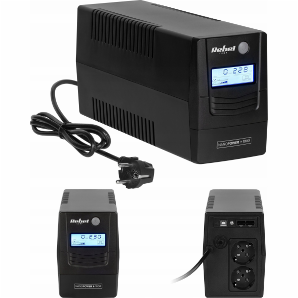 Rebel Nanopower Plus 1000 UPS | Off-line | Sinusoida| 100...