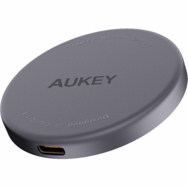 AUKEY MagFusion Aura Magnetic 15W Mibilní telefon Stříbrn...