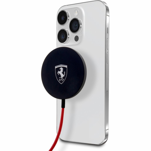 Ferrari 15W Magnetická Bezdrátová Nabíječka Black Bezdrát...