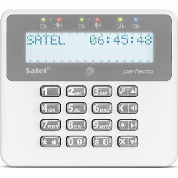 SATEL BEZDRÁTOVÁ LCD KLÁVESNICE PRF-LCD-A2