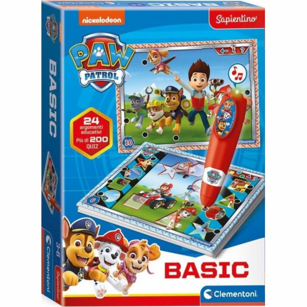 Clementoni E-Lektor Quiz Basic Paw Patrol, vzdělávací hra