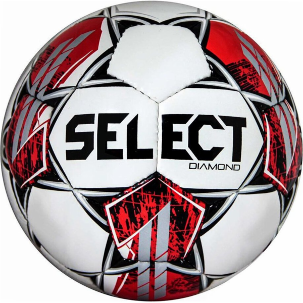 Fotbal Select Diamond 4 v23 bílo-červený 17747