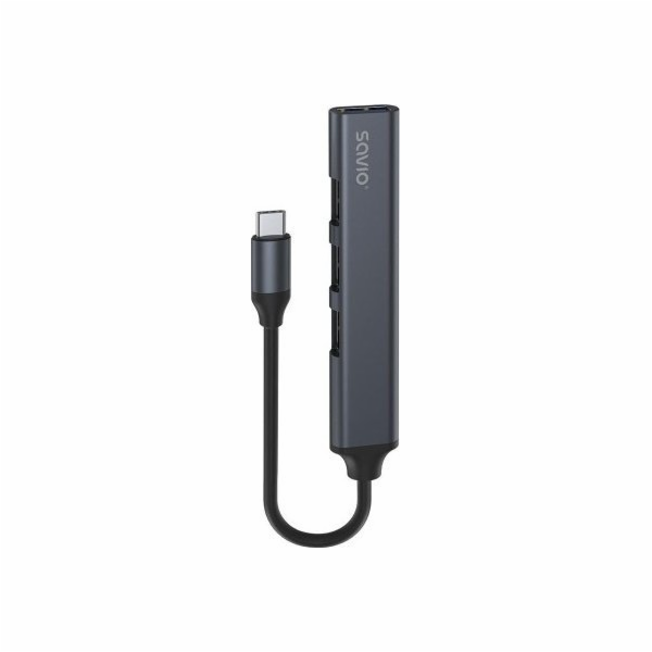 SAVIO AK-71 USB-C hub – 3 x USB-A 2.0 1 x USB-A 3.0 4 v 1...
