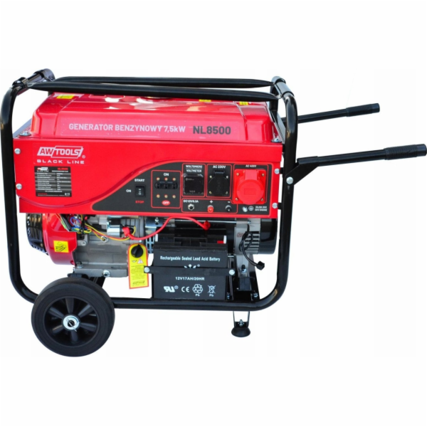 AWTools Benzínový generátor 7,5kW 230/400V AWTOOLS
