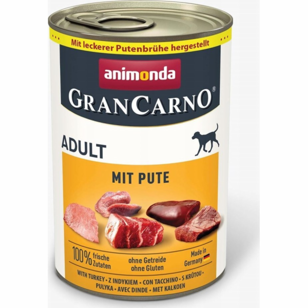 ANIMONDA GranCarno Adult Turkey - mokré krmivo pro psy - ...