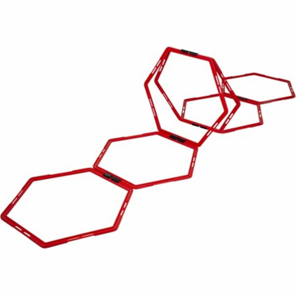 Pure2Improve | Hexagon Agility Grid | Červené