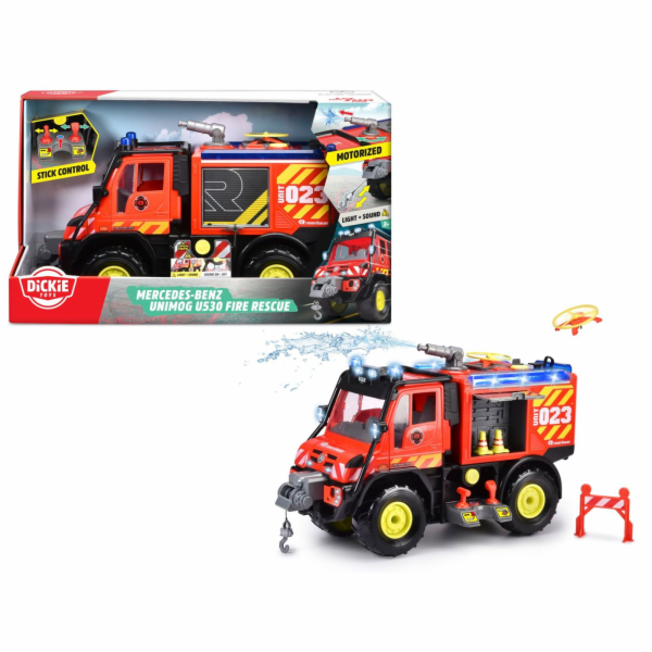 Dickie Unimog U530 Hasičský záchranný vůz, autíčko