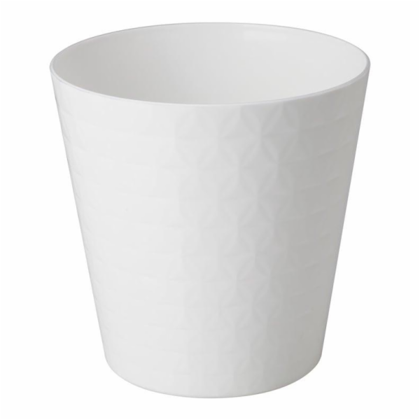 Pot Form Plast Diamond Petit Orchid, O 13 cm, bílý