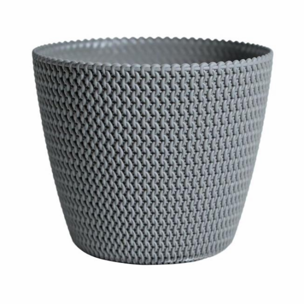 Hrnec Prosperplast Splofy DSP190, O 18,7 cm, šedý