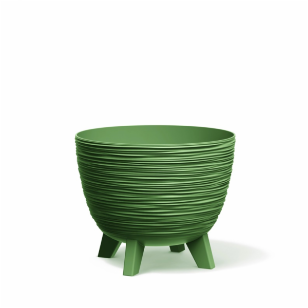 Hrnec Prosperplast Furu, plast, H 23,6 cm, zelený