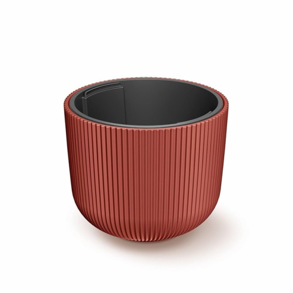 Hrnec Prosperplast Milly, plast, H 34,9 cm, červený