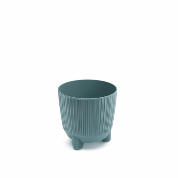 Hrnec Prosperplast Ryfo, plast, H 12,6 cm, modrý