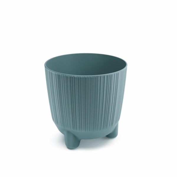 Hrnec Prosperplast Ryfo, plast, O 14,5 cm, modrý