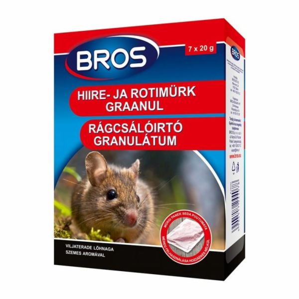 Granule pro hlodavce Bros, 140g