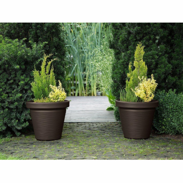 Květináč Lamela Agawa DLuto 744-83, plastový, O 46 cm