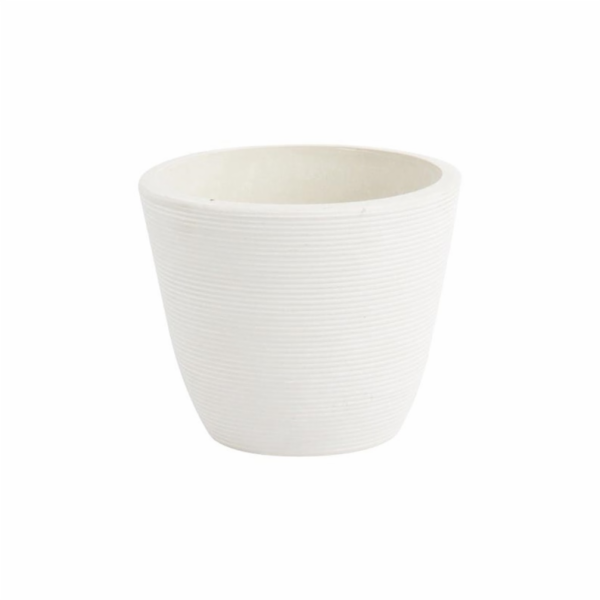 Hrnec Domoletti 13D10, spw, H 10 cm, bílý