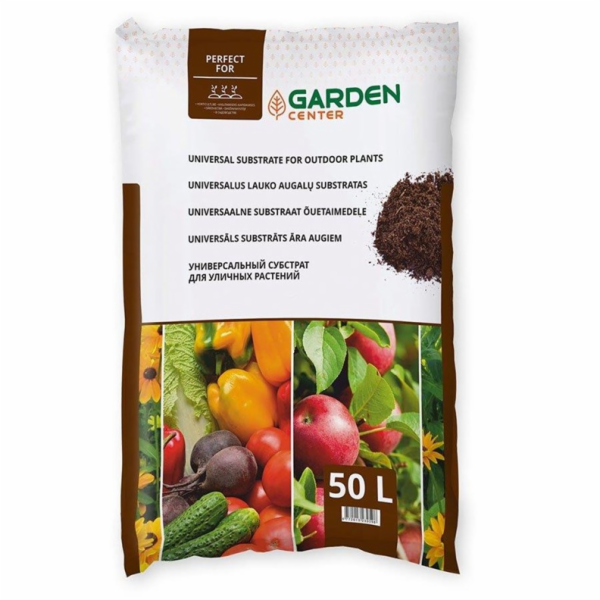 Univerzální rašelinový substrát GARDEN CENTER, 50 l