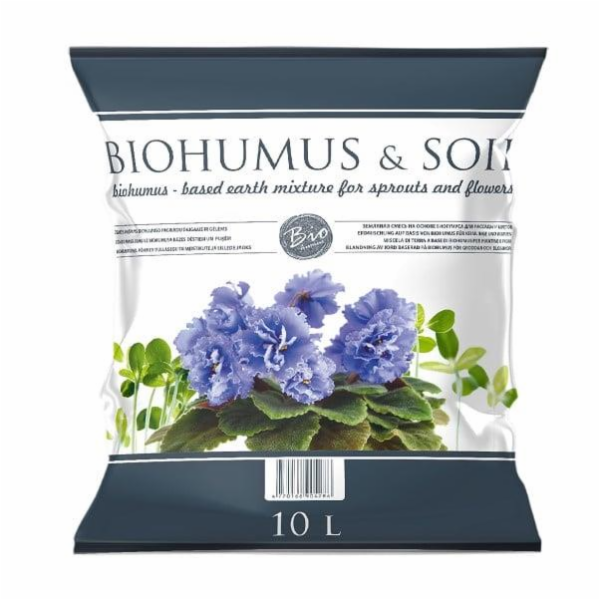Biohumusová směs na sazenice a gely, 10 l
