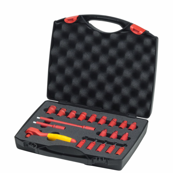 Wiha Ratschenschlüssel Set isoliert 1/4" 21-tlg.
