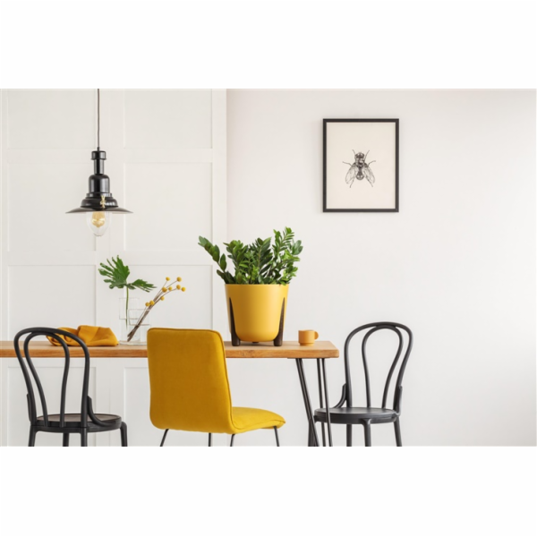 Hrnec Lamela Frida 229-15, plast, H 30 cm, žlutý