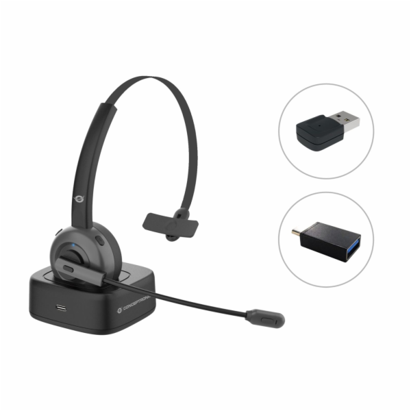 Conceptronic POLONA03BDA Kabelloses Bluetooth-Headset