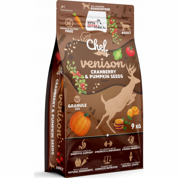 SYTA MICHA Chef Venison with cranberry and pumpkin seeds ...