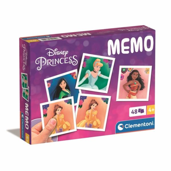 Vzdělávací hračka Clementoni Memo karty Princezna 18311