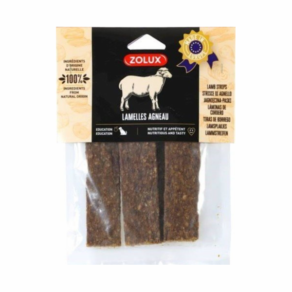 ZOLUX Jehněčí proužky - pamlsek pro psy - 100g