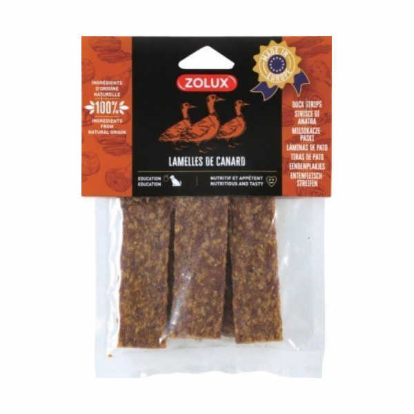 ZOLUX Duck strips - pamlsek pro psy - 100g