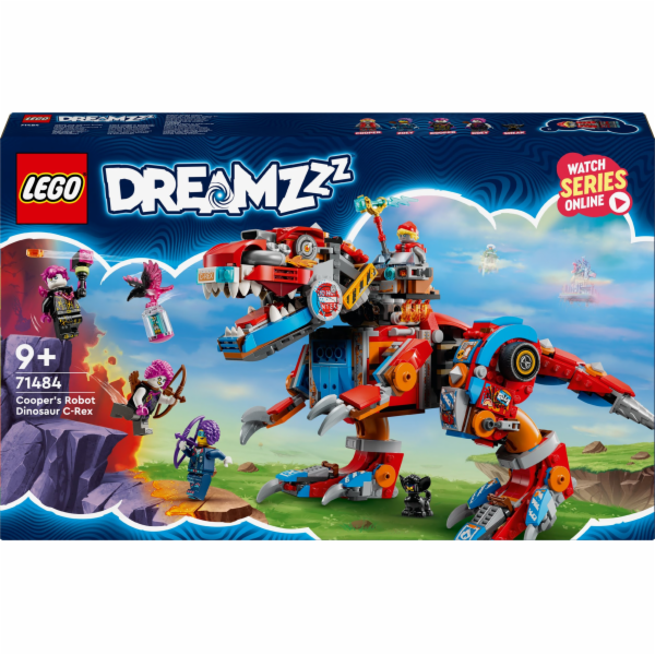 LEGO 71484 DREAMZzz Cooper s Dino Mech C-Rex, stavebnice