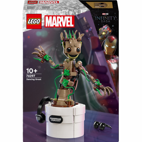 Stavebnice LEGO 76297 Marvel Super Heroes Dancing Groot