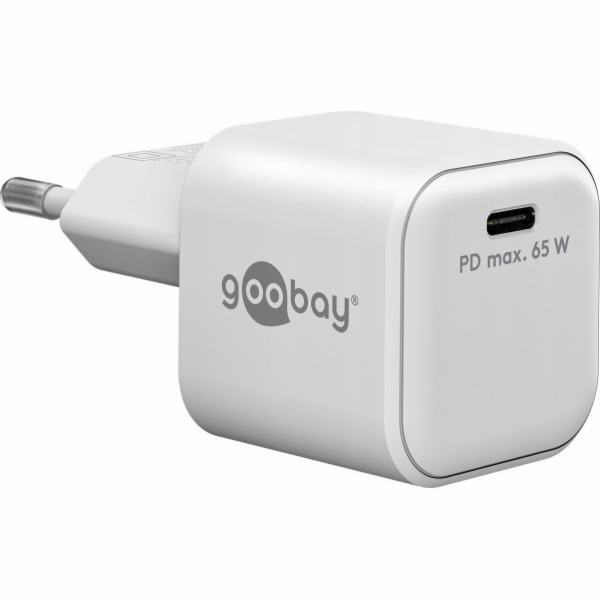 goobay USB-C rychlonabíječka Nano, PD, GaN, 65 wattů