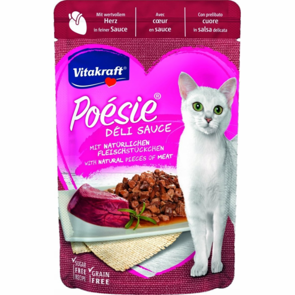 VITAKRAFT POESIE DELICE srdíčka - mokré krmivo pro kočky ...