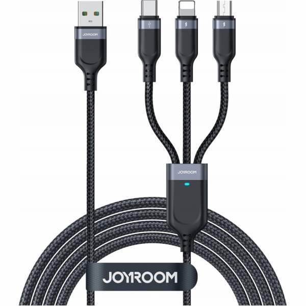 Kabel USB Multi-Use Joyroom S-1T3018A18 3w1 / 3,5A / 1,2 ...