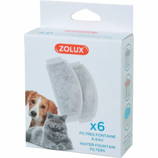 Filtr do láhve na pití Zolux, 3 l, 6 ks.