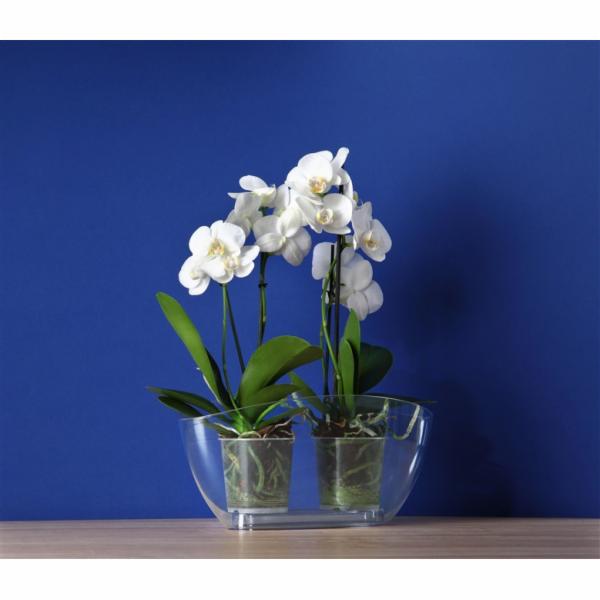 Hrnec Lamela 633, plast, O 35 x 15 cm, transparentní